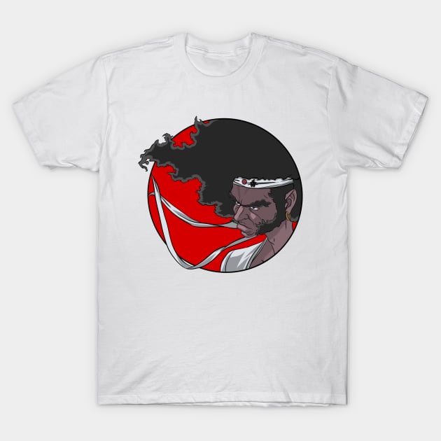 Samurai swordsman T-Shirt by Lissacorinne